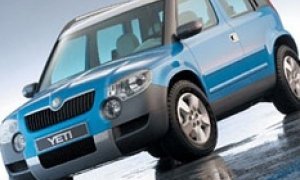 Skoda cнежного человека