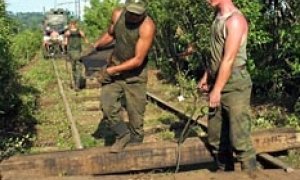 На границе с Украиной сосредоточились железнодорожные войска