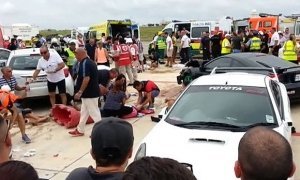 На Мальте во время автошоу автомобиль Porsche врезался в зрителей