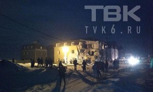 В Красноярске произошел взрыв бытового газа в трехэтажном доме