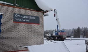 В Архангельской области полиция опечатала вагончики противников мусорной свалки