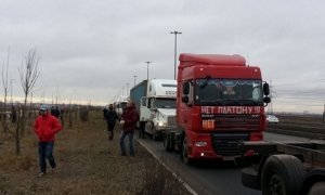 Координатора петербургской акции протеста дальнобойщиков задержали за неоплаченный штраф