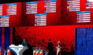 Сборная России попала в группу H  в отборочном цикле чемпионата мира-2018