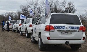 В Луганской области подорвался автомобиль миссии ОБСЕ. Погиб сотрудник организации