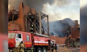 Владикавказские спасатели ликвидировали пожар на заводе «Электроцинк»