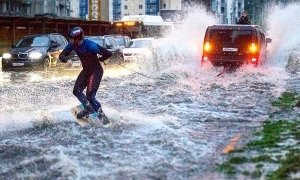 Потоп москвичам не помеха 
