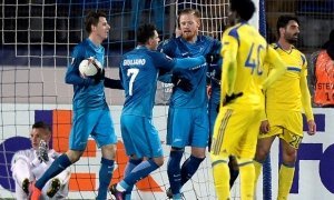 «Зенит» одержал победу над «Маккаби» в матче группового этапа Лиги Европы