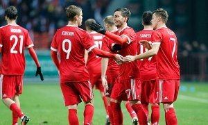 Сборная России по футболу в Грозном одержала победу над Румынией
