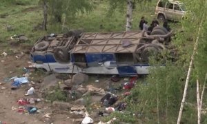 В Забайкальском крае разбился автобус с паломниками. Погибли 13 человек