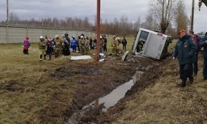 В Тверской области перевернулся автобус с паломниками. Есть погибшие 