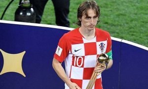 Лучшим игроком по итогам ЧМ-2018 стал полузащитник сборной Хорватии Лука Модрич  