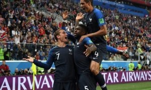 Сборная Франции вышла в полуфинал Чемпионата мира по футболу-2018