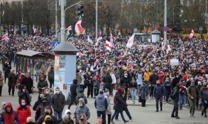 В Белоруссии в ходе протестного митинга в воскресенье задержали 143 человека