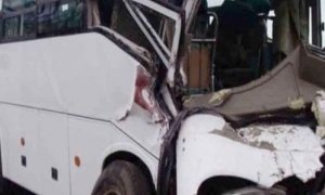 В Красноярском крае в результате столкновения автобуса и микроавтобуса погибли 11 человек