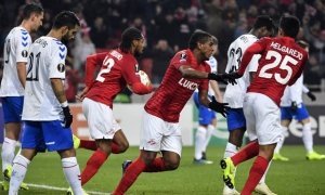 «Спартак» и «Краснодар» одержали победы в матчах четвертого тура группового этапа Лиги Европы
