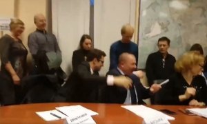 Мундепы от «Единой России» устроили потасовку с оппозицией на заседании совета Филевского парка