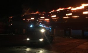 В Воронежской области сгорел склад сети «Магнит», где работало 900 человек