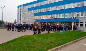 В белорусском Гродно милиция задержала участников общенациональной забастовки