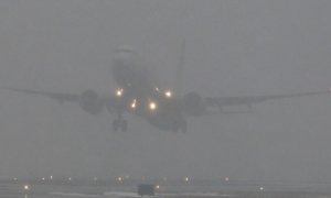 Московские аэропорты из-за снегопада отменили около 55 рейсов
