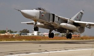 В Сирии при взлете с аэродрома Хмеймим разбился российский Су-24. Пилоты погибли