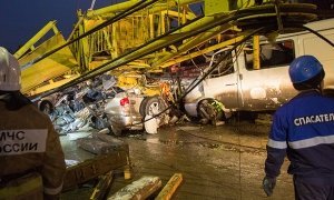 По делу об обрушении строительного крана в Омске задержаны три человека