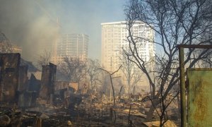 В Ростове-на-Дону при разборе завалов на месте пожара найдено тело мужчины