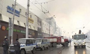 Пожар в кемеровском торговом центре мог возникнуть из-за детской шалости