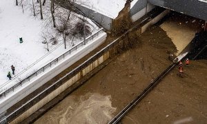 В Москве затопило Тушинский тоннель