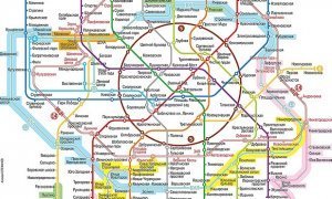 Опубликована схема московского метрополитена 2023 года