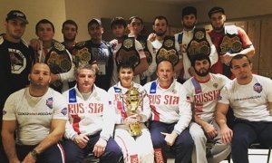 Российские борцы завоевали все золотые медали чемпионата мира по ММА