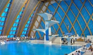 На тренировке сборной России по прыжкам в воду под спортсменом обрушилась вышка