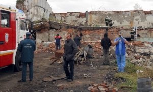 В Новосибирске обрушился цех мясокомбината. Погиб один рабочий, еще трое пострадали 