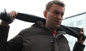 В Москве неизвестные хулиганы облили химической жидкостью Алексея Навального