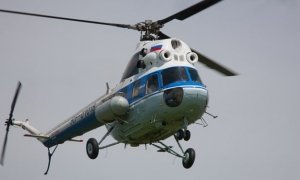 В Ставропольском крае разбился вертолет Ми-2.  Пилот остался жив