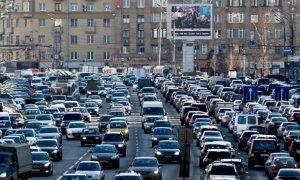 «День без автомобиля» в Москве начался с привычных пробок