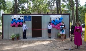 В Вологодской области новый участковый пункт полиции разместили в строительной бытовке