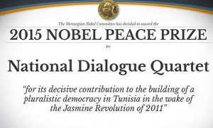 Нобелевскую премию мира вручили «Квартету национального диалога в Тунисе»
