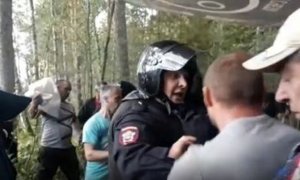 В Орехово-Зуевском районе полицейские разогнали и избили противников строительства мусорного завода