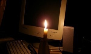 Полуостров Крым снова остался без электричества 