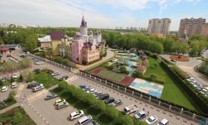 В подмосковном поселке Совхоз имени Ленина произошел крупный пожар