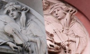 Петербургские реставраторы изуродовали знаменитый барельеф «дома печального ангела»