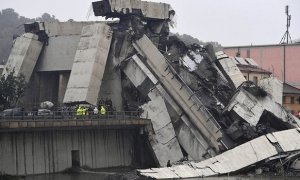 В итальянской Генуе обрушился автомобильный мост. Погибли минимум 11 человек