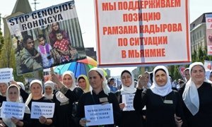 Жители Чечни рассказали о принуждении к участию в митинге в поддержку мусульман Мьянмы