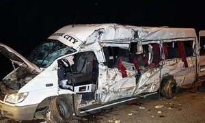 В Удмуртии грузовик протаранил автобус с паломниками. Погибли три человека