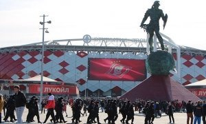 Московская полиция потренируется охранять порядок во время матчей на фанатах «Спартака»