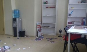 Погром в краснодарском штабе Алексея Навального устроили «Отряды Путина»
