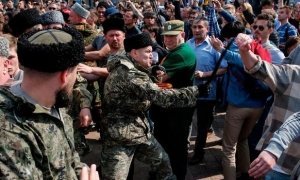 Силовиков попросили проверить финансирование казаков, избивавших участников протестной акции  