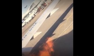Пассажиры рейса Москва – Махачкала сообщили о возгорании двигателя перед взлетом