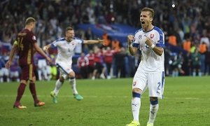 Сборная России проиграла Словакии в матче группового этапа Евро-2016