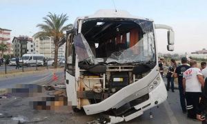 В Анталье перевернулся автобус с российскими туристами. Три человека погибли